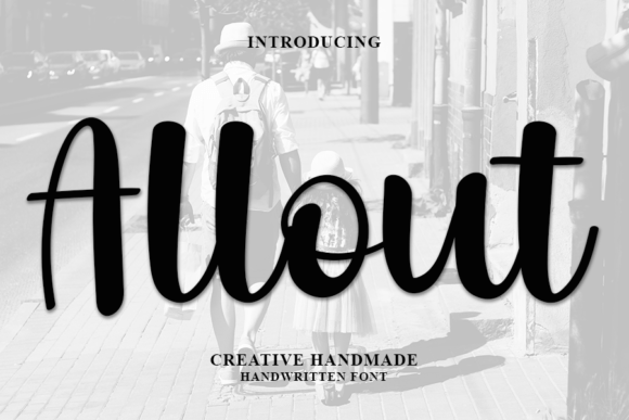 Allout: A Modern Script Typeface for Elegant Web Design