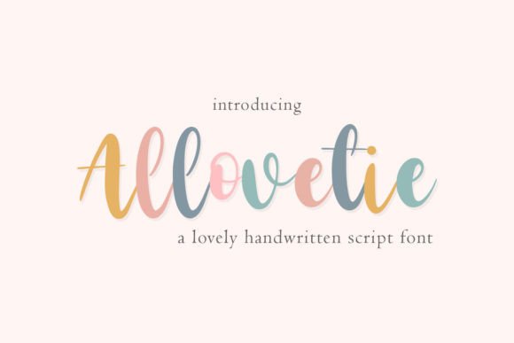 Allovetie: The Handwritten Typeface That Elevates Editorial Design