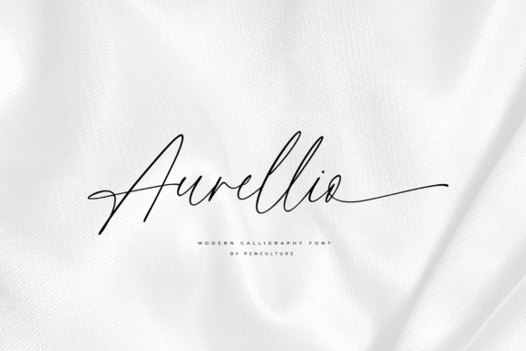 Aurellio: A Modern Calligraphy Typeface for Editorial Design