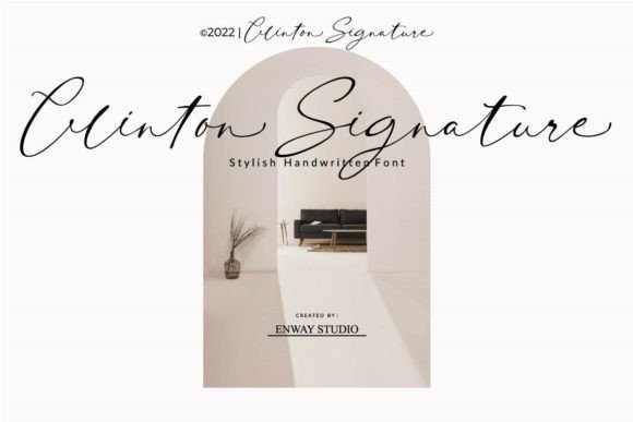 Clinton Signature: The Elegant Typeface for Polished Branding