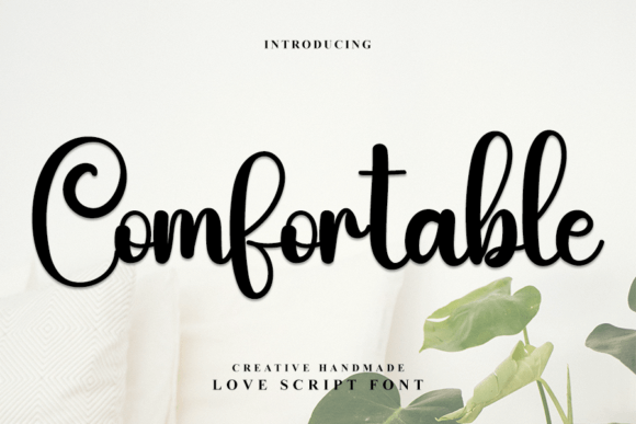 Comfortable: The Elegant Script Typeface for Modern Editorial Design