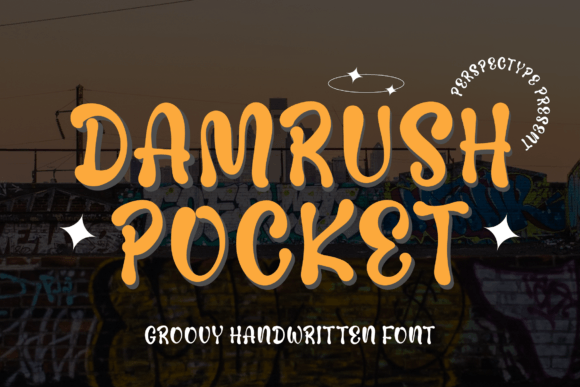 Damrush Pocket: The Groovy Handwritten Typeface for Authentic Branding