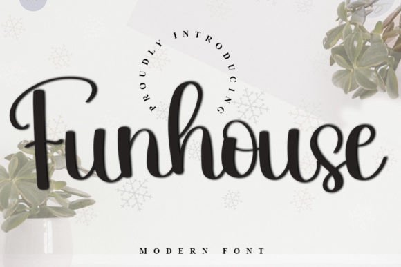 Funhouse: The Premium Script Amp Typeface for Polished Branding