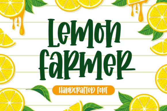 Lemon Farmer: A Handwritten Typeface for Modern Editorial Design