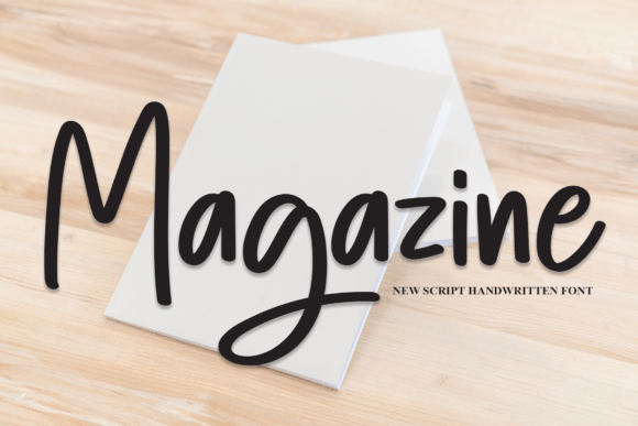 Magazine: The Handwritten Typeface That Elevates Your Craft Brand