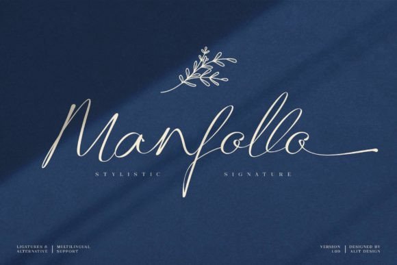 Manfollo: The Handwritten Script Amp for Modern Web Design