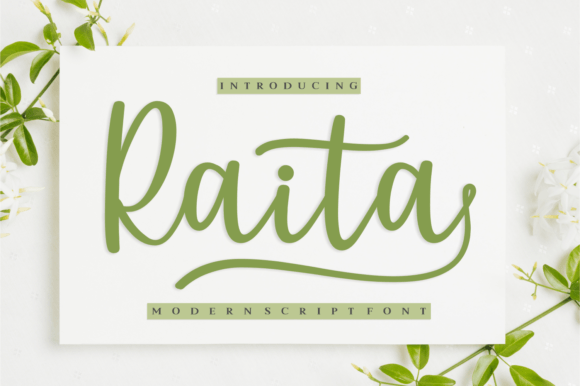 Raita: The Perfect Script Font for Elevating Your Brand Identity