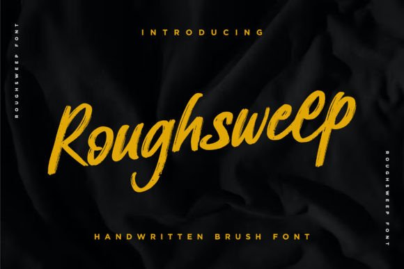 Roughsweep: A Natural Brush Script for Authentic Brand Identity