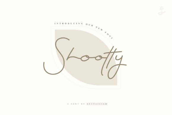 Shootty: A Delicate Script Typeface for Modern Web Design