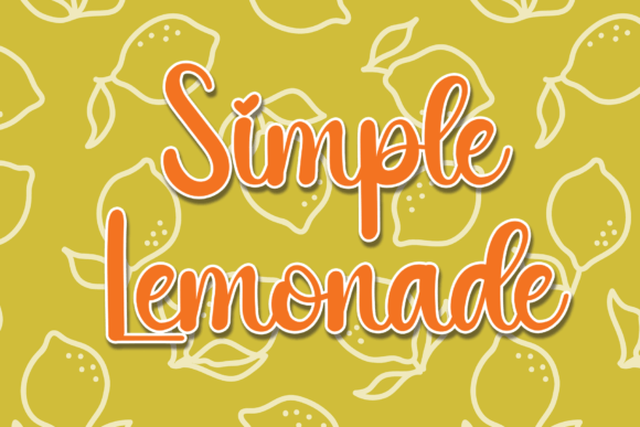Simple Lemonade: A Handwritten Typeface for Joyful Editorial Design