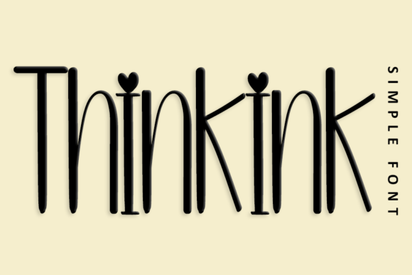 Thinkink: A Modern Handwritten Typeface for Editorial Design