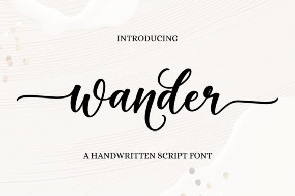 Wander: The Delicate Typeface for Modern Brand Identity