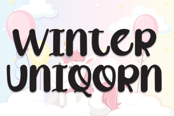 Winter Uniqorn: A Handwritten Typeface for Modern Web Design